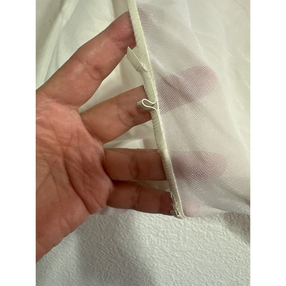 Vintage 80's Pacific Scene Striped Swim Red White Blue - Picture 11 of 16